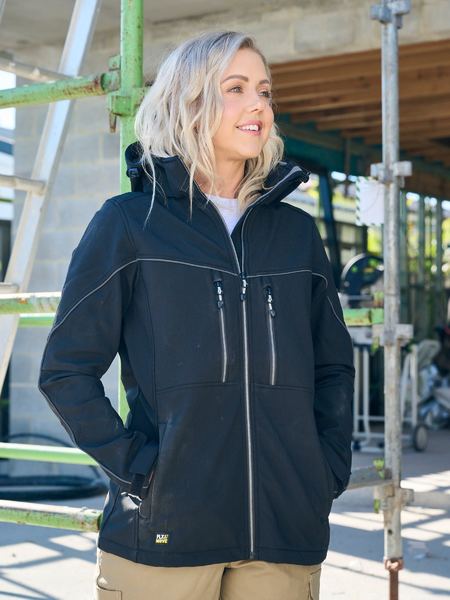 Women's Flx & Move™ soft shell jacket with zip off detachable hood