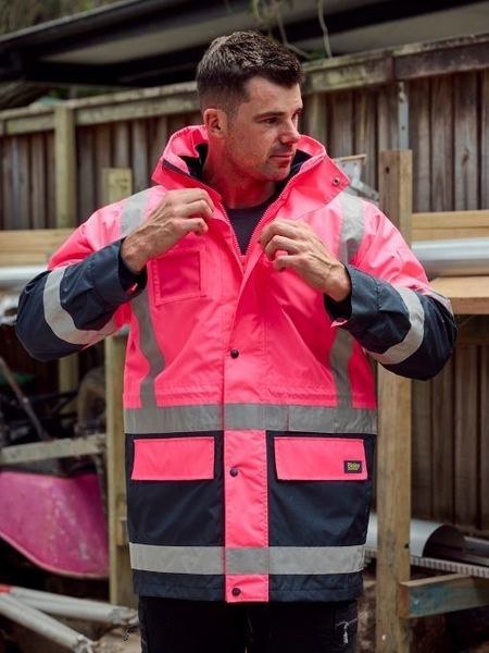 Taped 5 In 1 Rain Jacket - BK6975 - Bisley Safetywear
