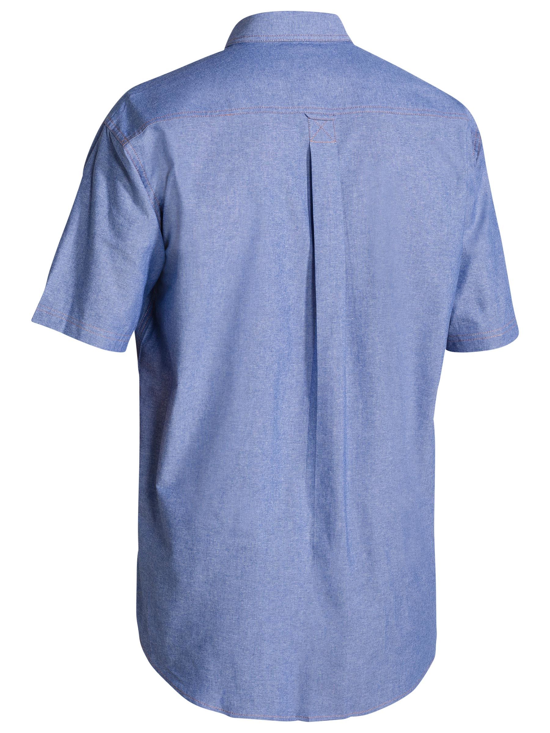 Chambray Short Sleeve Shirt - B71407 - Bisley Casualwear