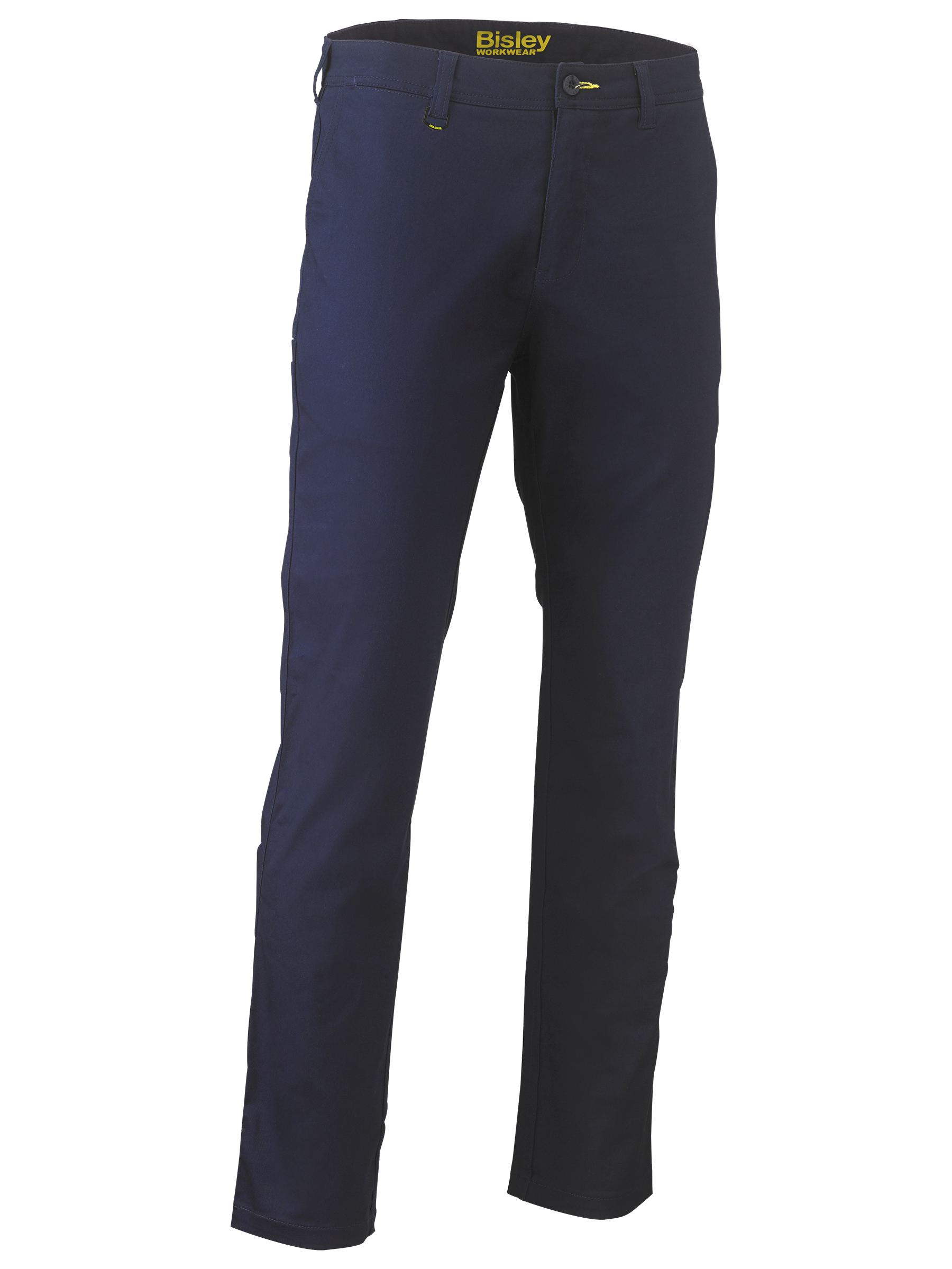 Modern fit stretch cotton drill work pants - BP6008 - Bisley Workwear