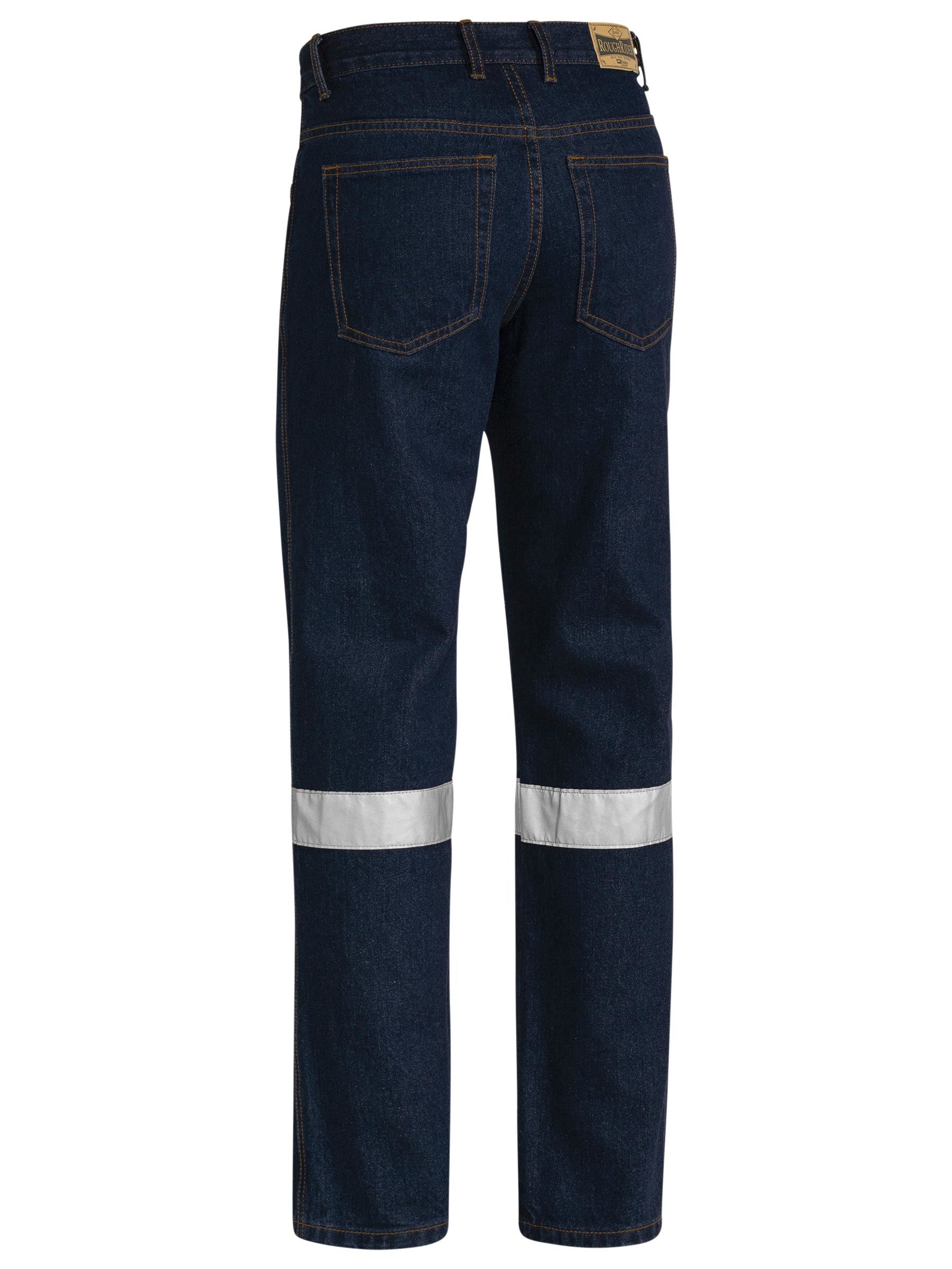 Taped Rough Rider Denim Jeans - BP6050T - Bisley Safetywear