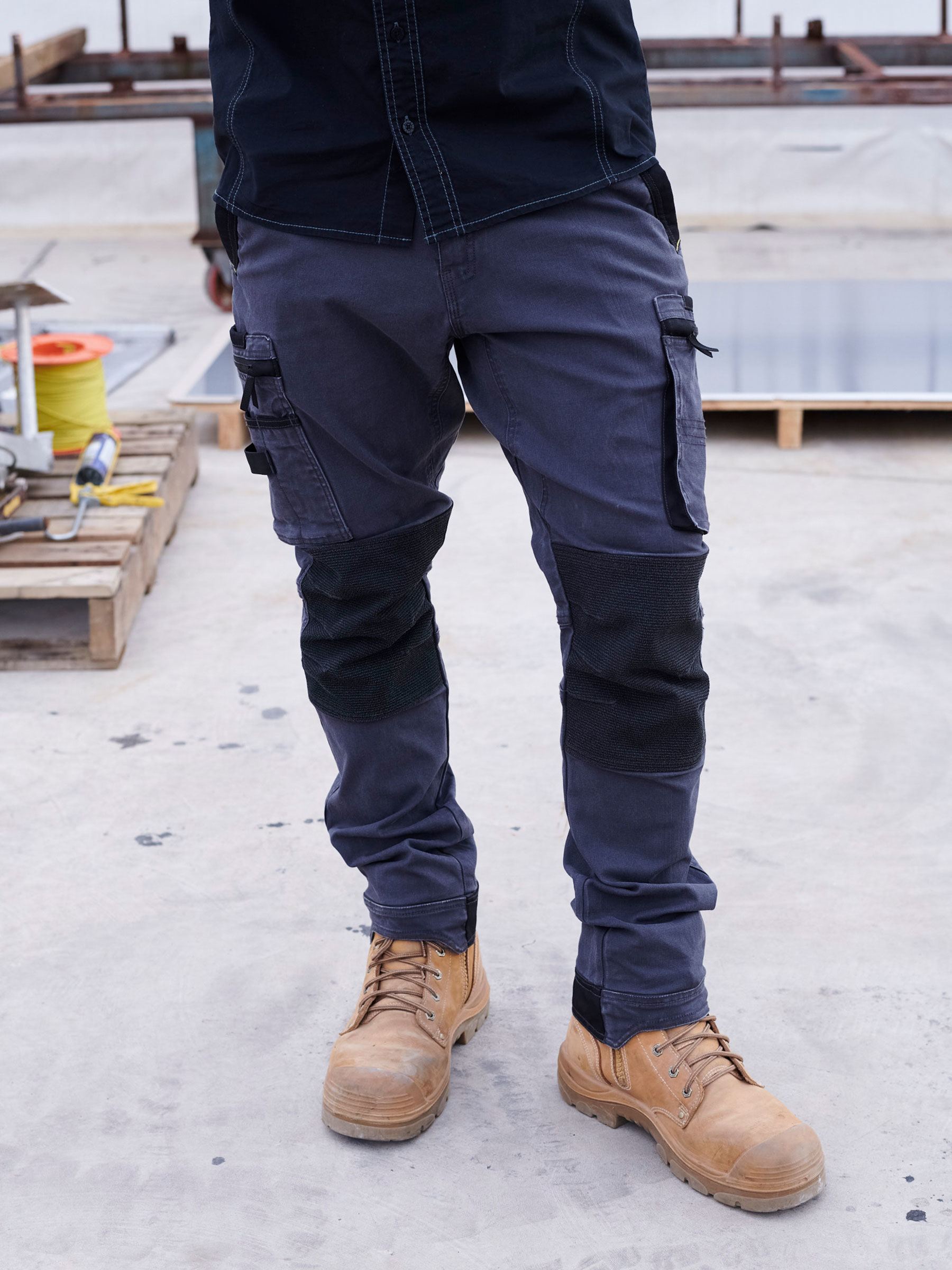 Ankle Zip Skinny Cargo Pant By Time Zone