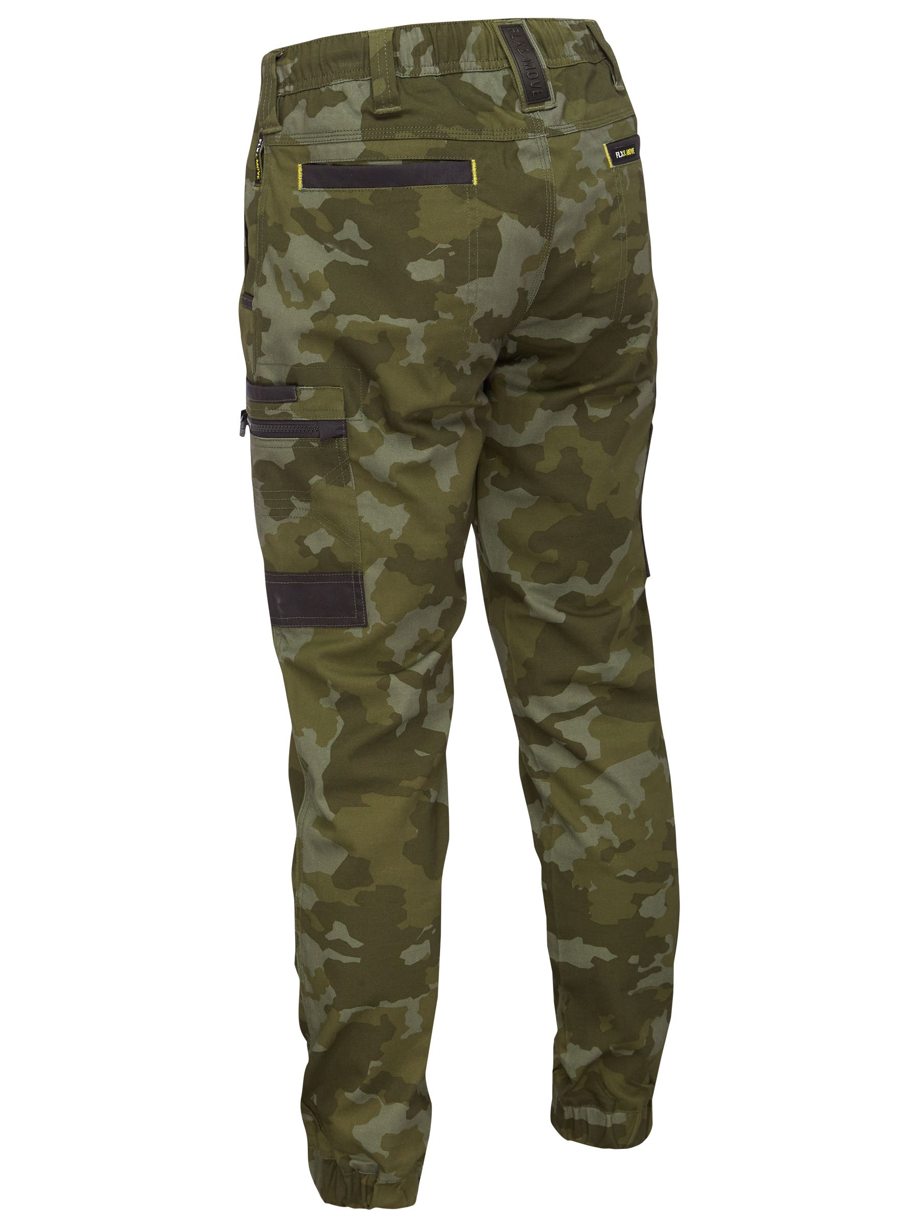 Flx & Move™ stretch camo cargo pants - BPC6337 - Bisley Workwear