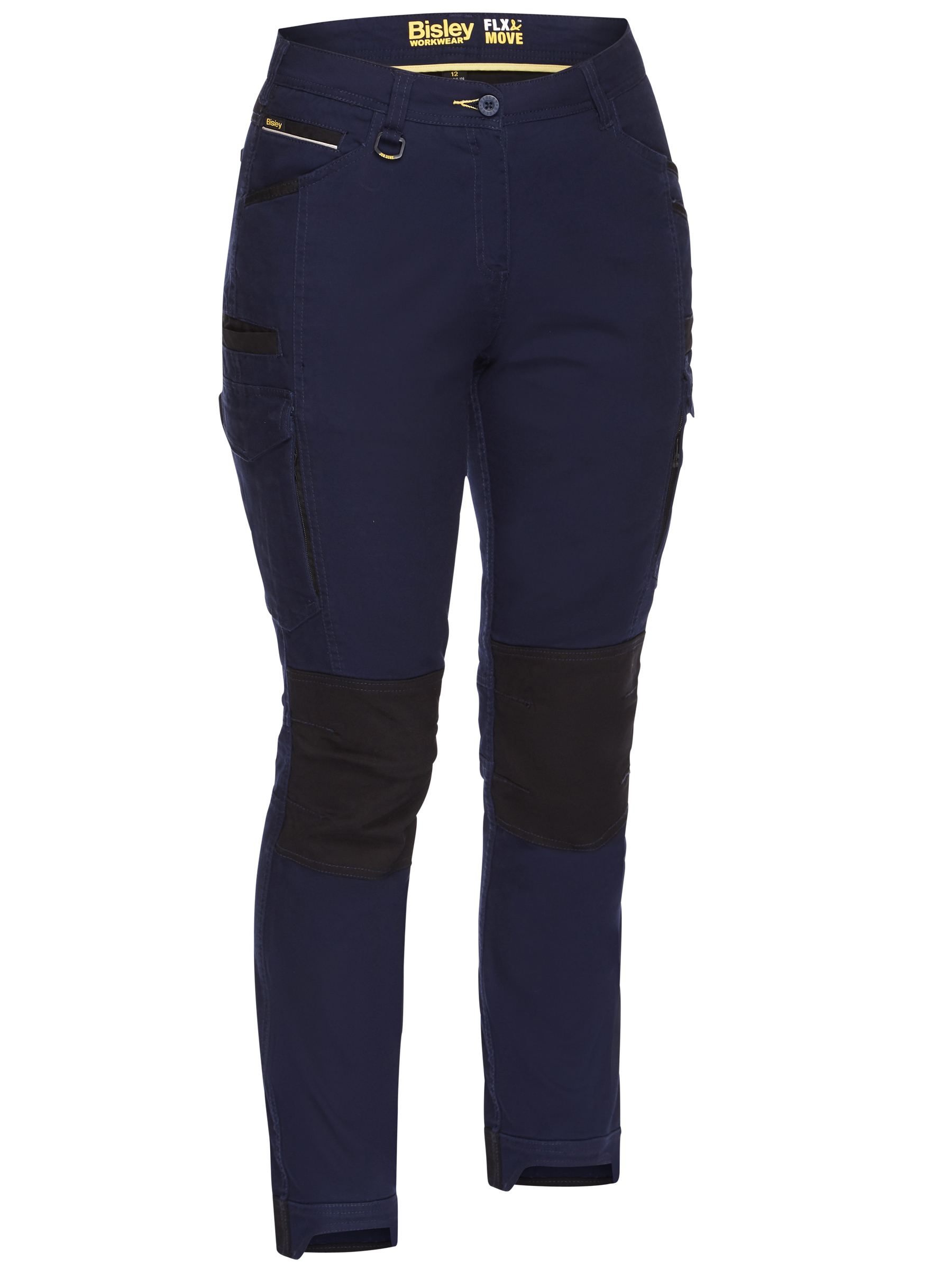 Bisley Ladies Flex N Move Cuffed Stretch Pant BPL6022 - Workers Shop