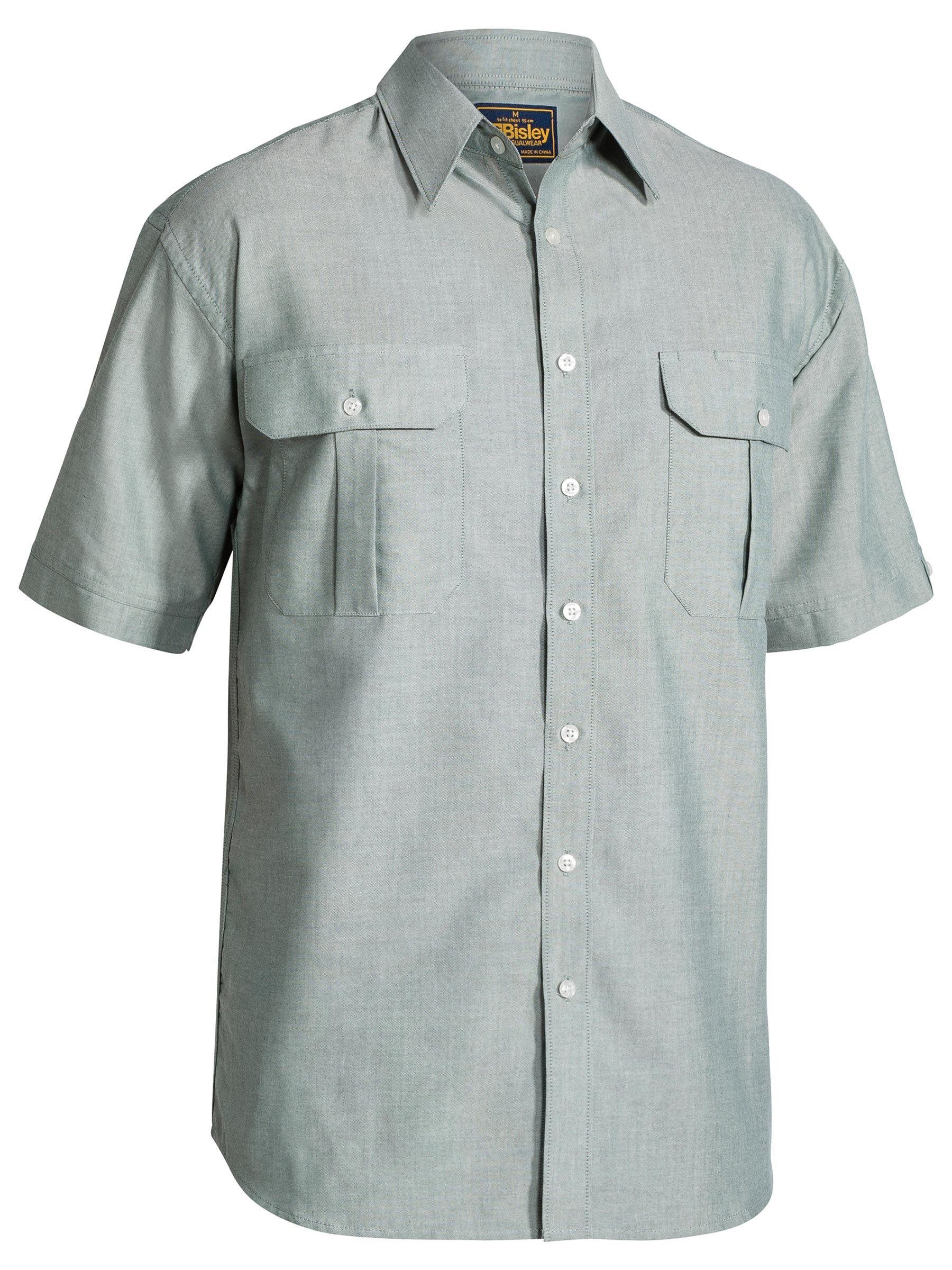 Oxford Short Sleeve Shirt - BS1030 - Bisley Workwear