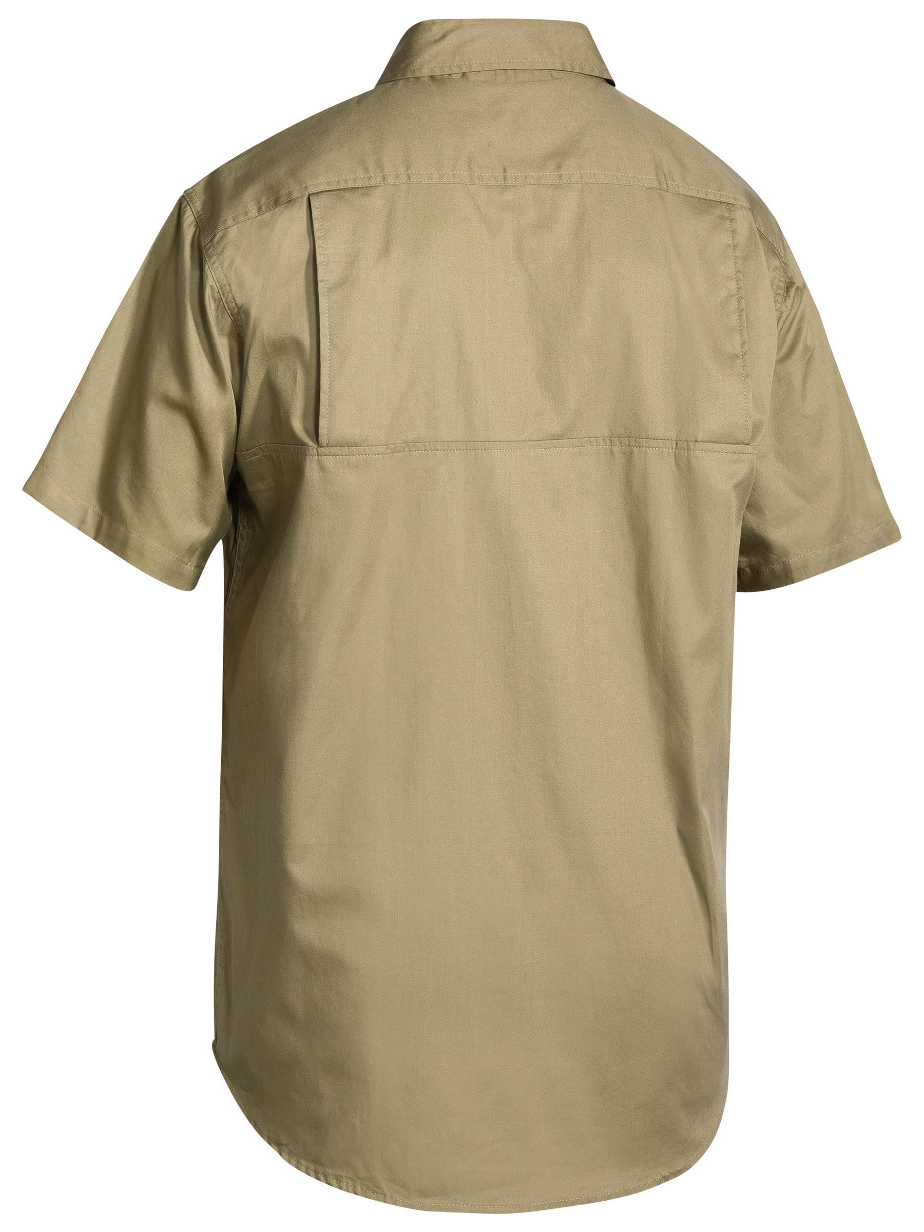 Cool Lightweight Drill Short Sleeve Shirt - BS1893 - Bisley Workwear