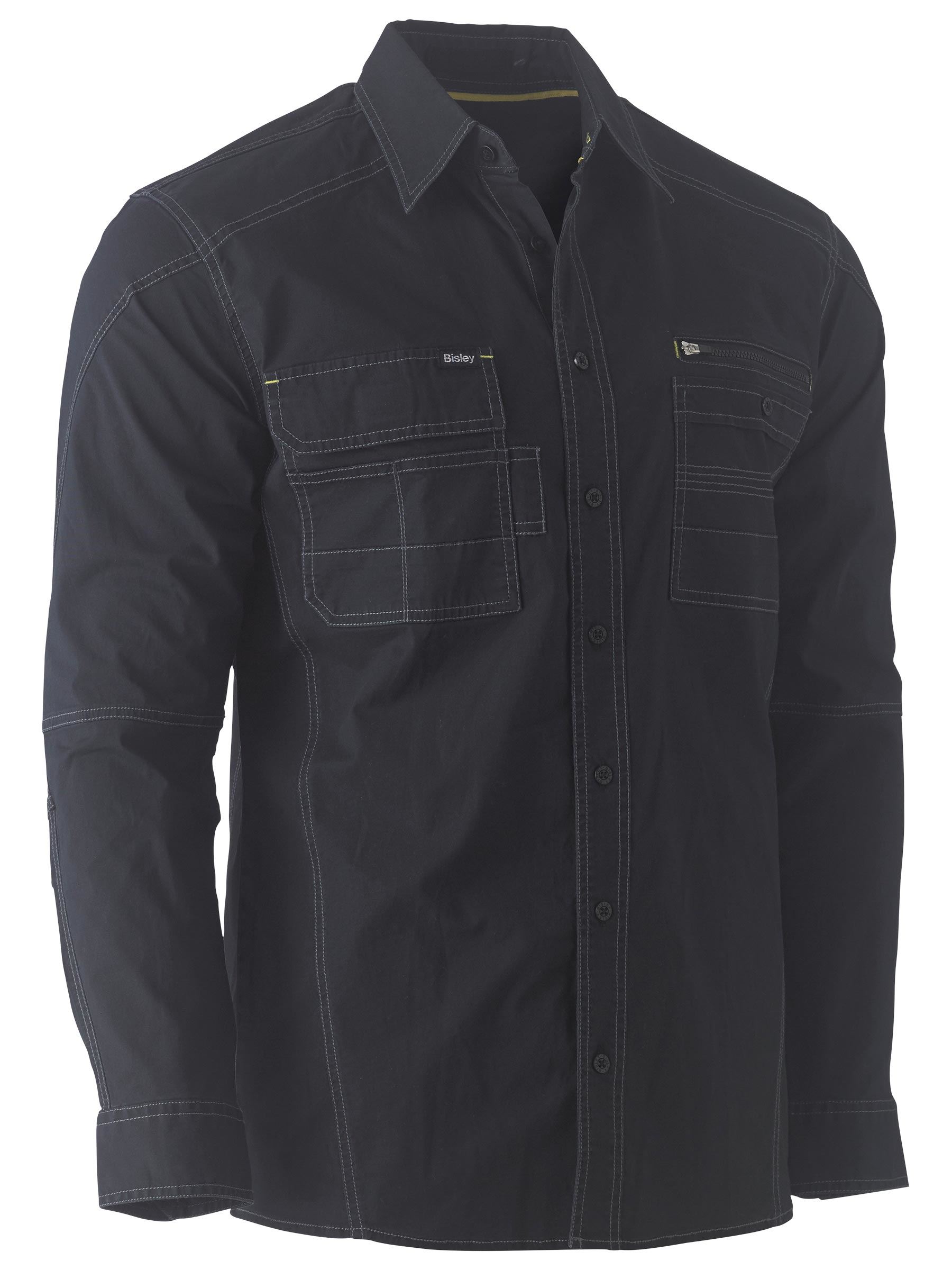 Flx and Move™ Long Sleeve Utility Work Shirt - BS6144 - Bisley Workwear