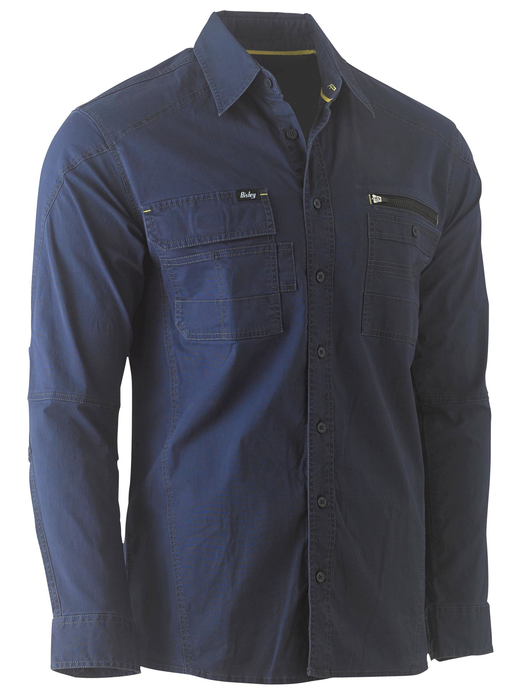 Flx and Move™ Long Sleeve Utility Work Shirt - BS6144 - Bisley Workwear