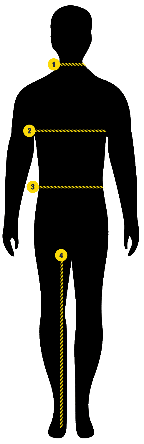 Male size chart